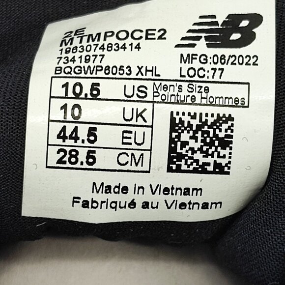 New Balance Men’s Fresh Foam X Triple Black Mesh Running Sneakers Size 10.5 US - Picture 8 of 9